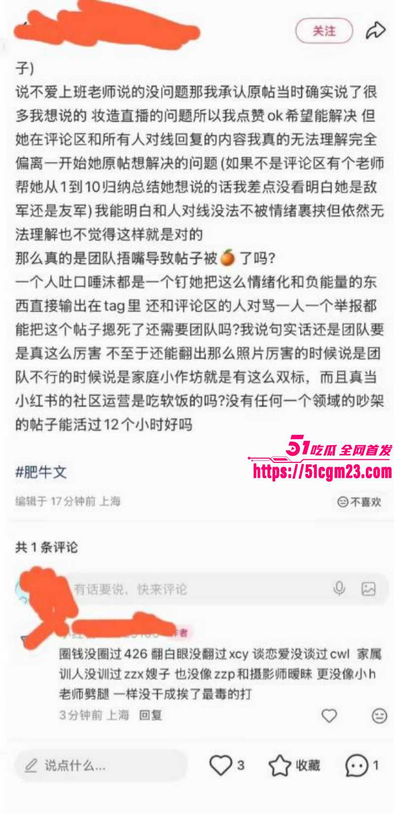 抖音网红肥牛文一日店长翻车事件09