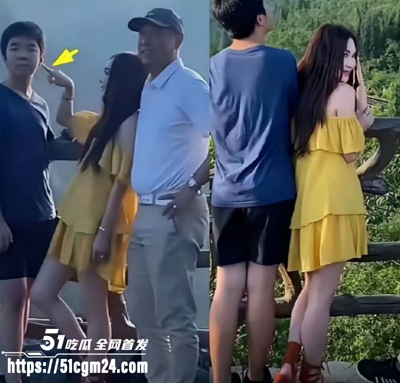 温碧霞生日现场遭养子强吻015