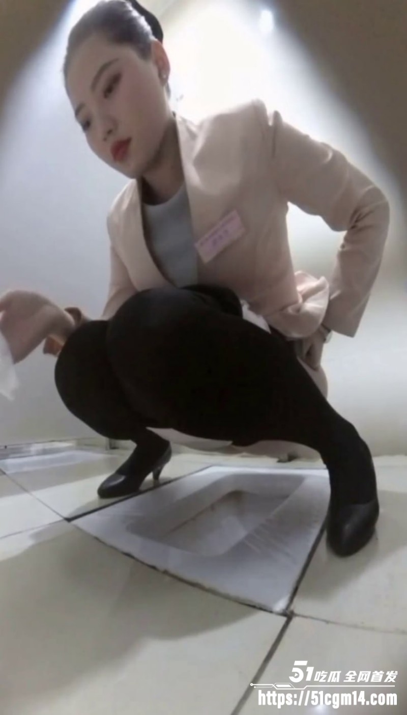 偷拍大神潜入航空公司厕所偷拍空姐如厕 5