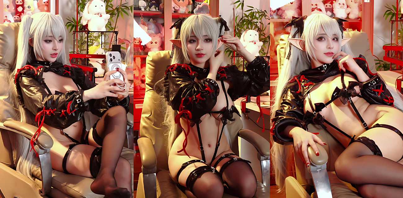 越南福利姬 yuumeilyn 化身性感魅魔 勾魂曲线曼妙风骚 阿黑颜吐舌展示反差本性 - 网红明星