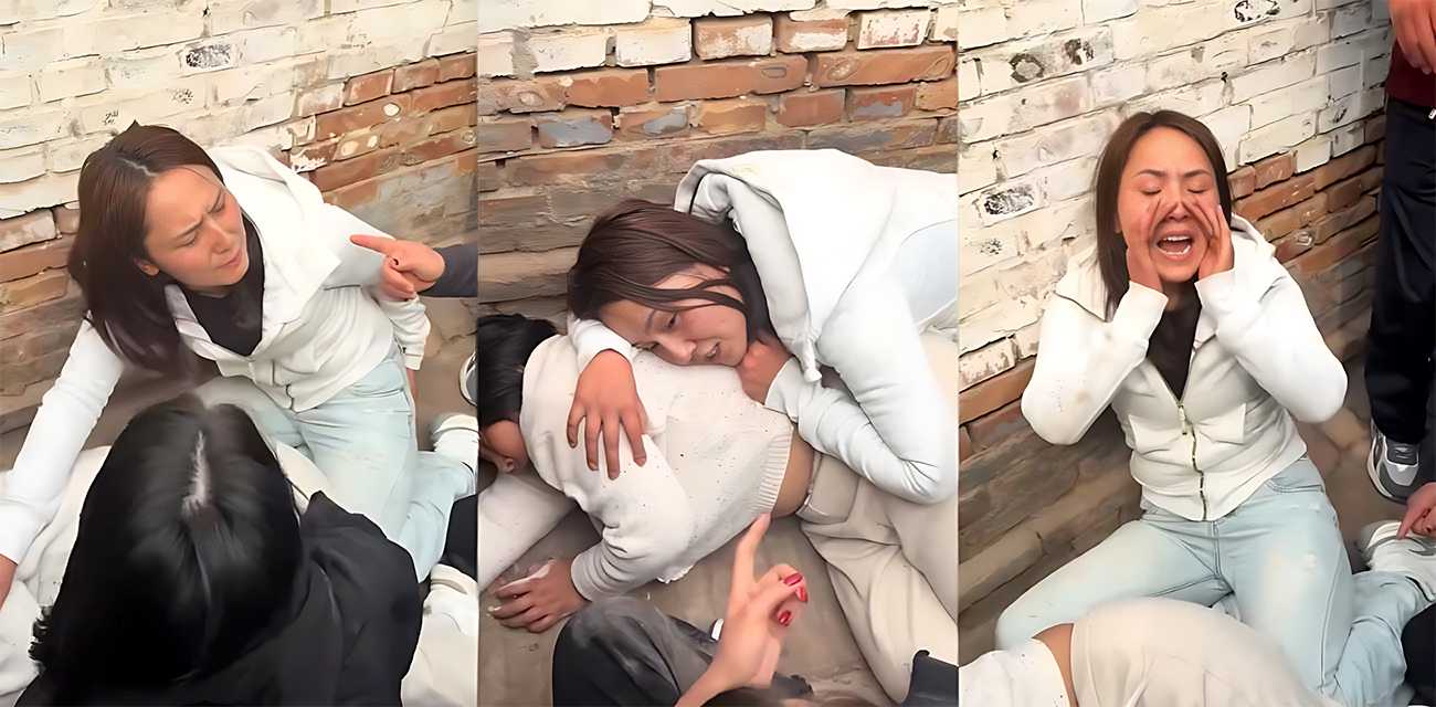 河北文安北陶管营村 原配 薛阿芊 怒抓黑衣小三 张明月 还没离婚老公就偷情上门挑衅  现场直接乱成一锅粥！ - 热门大瓜