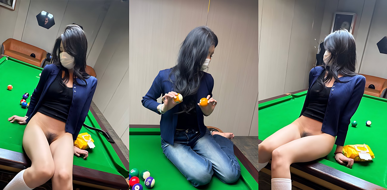 51原创鲨鱼硬弟 吃完海底捞直奔台球厅 白色过膝袜足交猛撸 深喉口交后凶狠狂插骚穴！ - 探花剧情