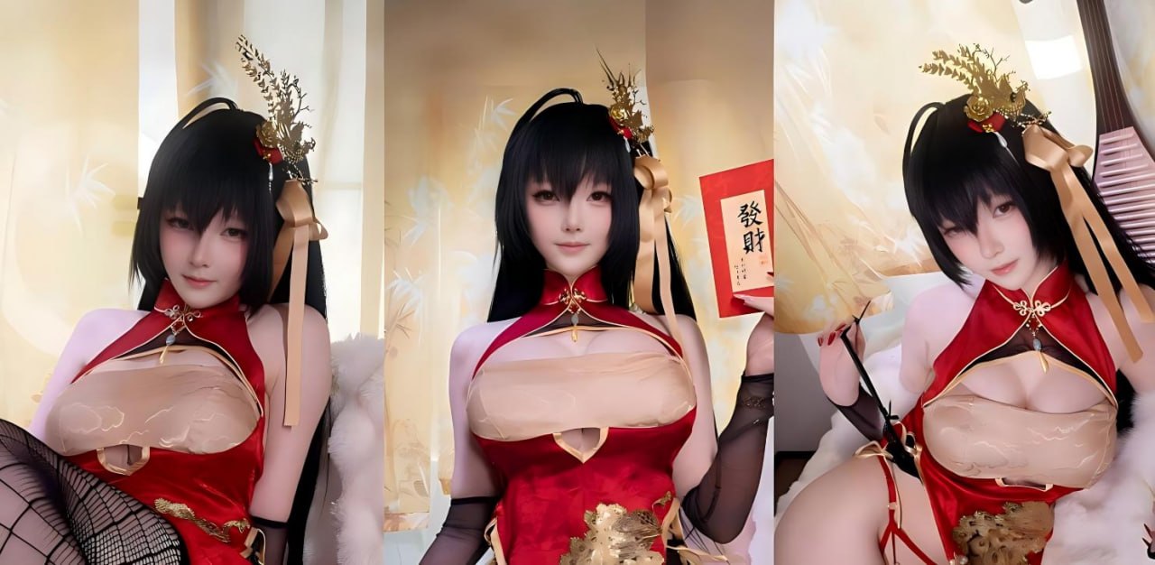 极品福利姬 一小央泽 大凤旗袍写真私拍 爆乳肥臀黑丝玉足极致撩人 诱惑摆拍让人彻底迷醉 - 网红明星