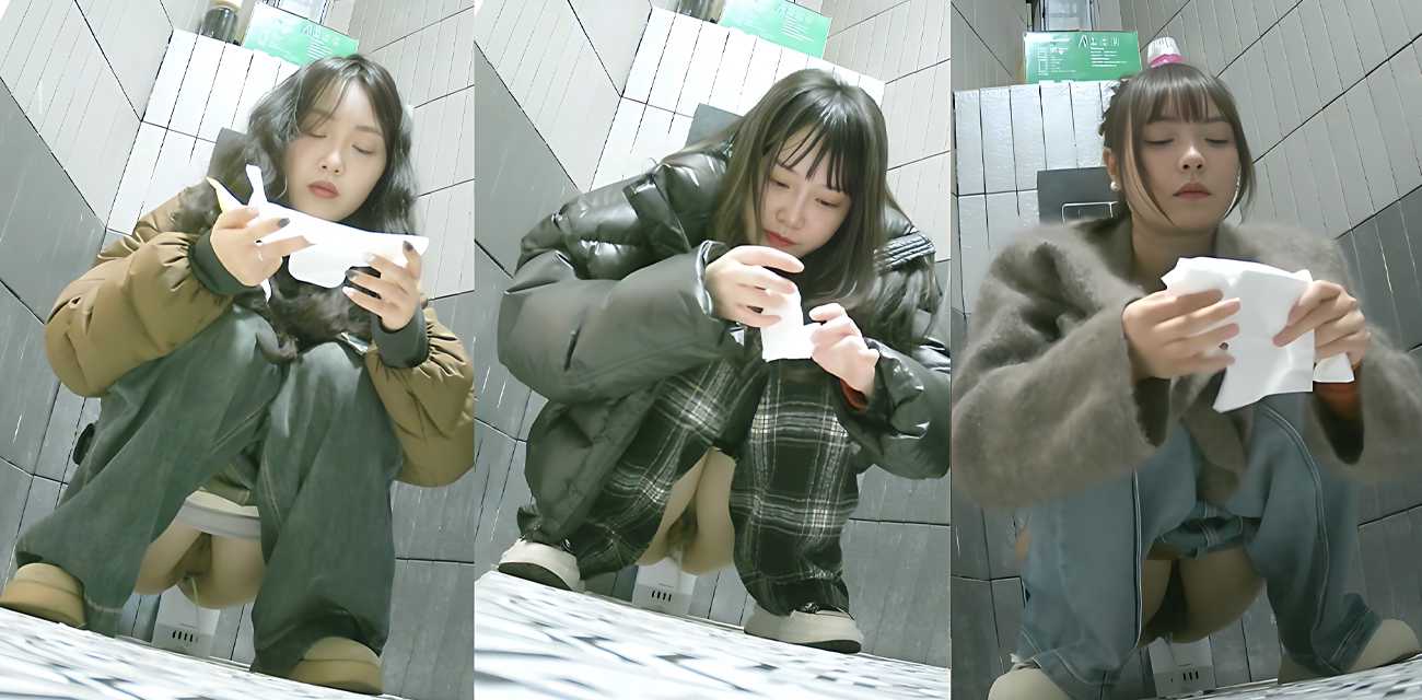 商场厕所偷窥美女放尿 多位辣妹肥穴展露 极品骚逼近距离观摩