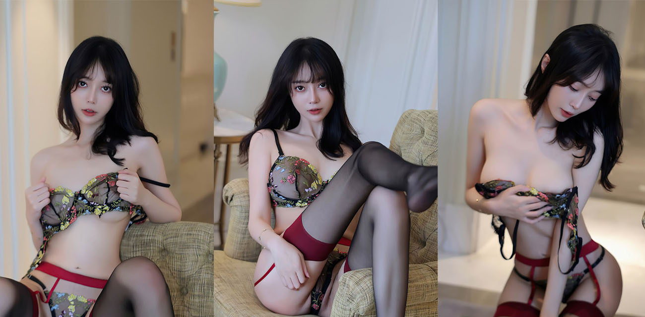 秀人网顶级模特 玥儿玥 最新黑丝写真来袭 性感魅惑黑丝包裹极品身材 私密诱惑动作大胆至极！ - 网红明星