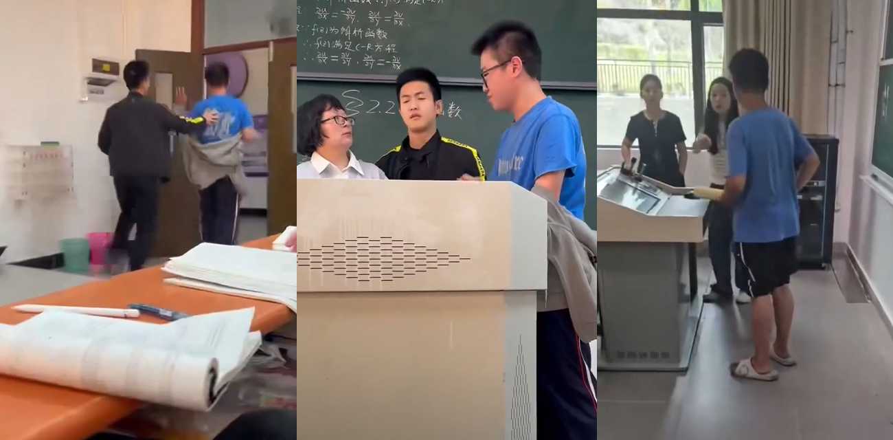 广州理工大学惊现发疯代课哥 被抓包怒骂老师 现场视频看懵全网