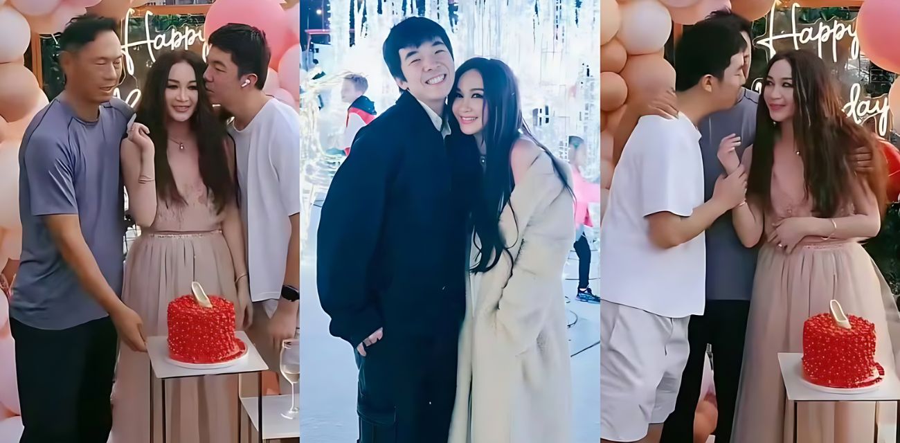 香港知名艺人 温碧霞 59岁生日现场遭养子强吻 当众暧昧乱伦毫无母子界限！ - 网红明星