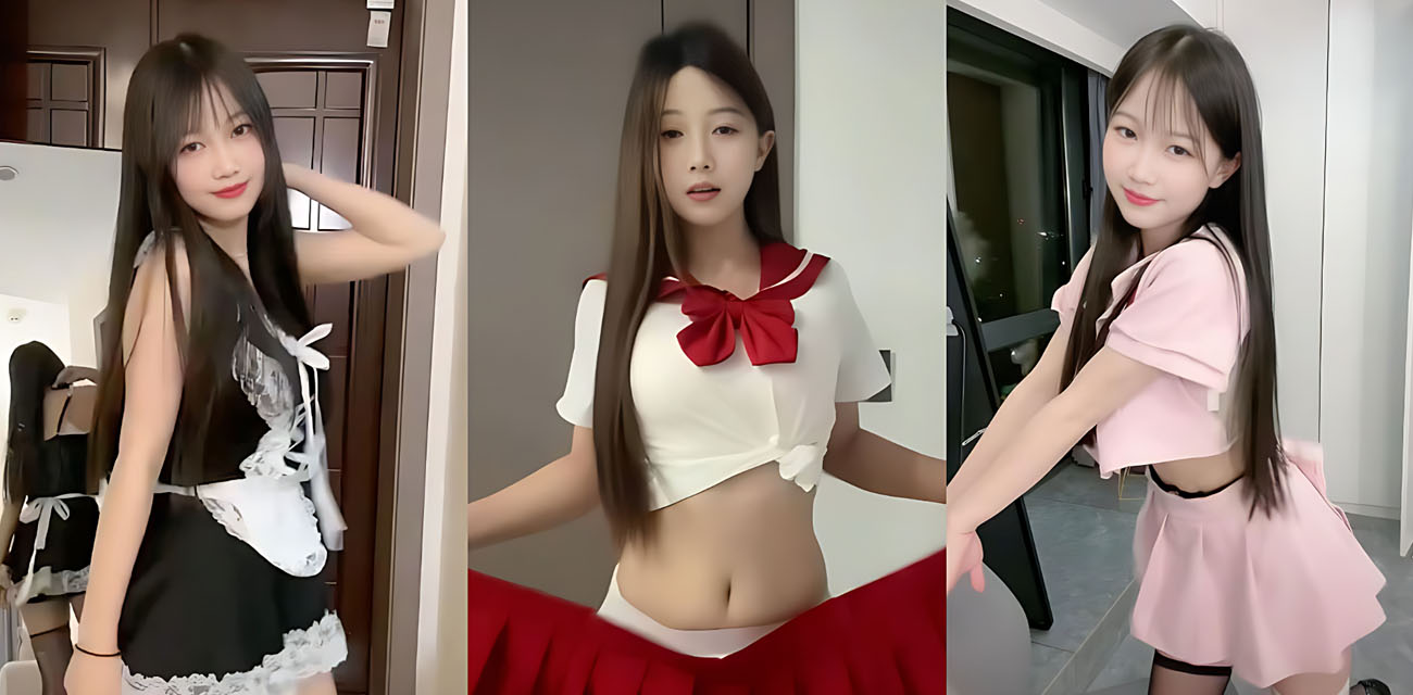 快手网红嫩妹 汤圆可甜了 制服擦边诱惑 扭腰撅臀媚眼如丝骚浪姿势撩人欲火 - 网红明星