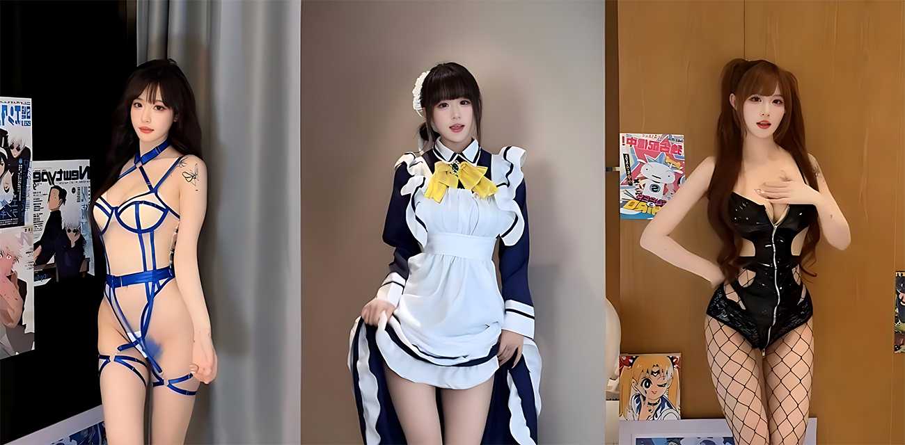 抖音300万粉大网红 超蓝布罗莉 大尺度骚舞合集 情趣装切换不断 身段柔媚曲线毕露骚劲十足！ - 网红明星