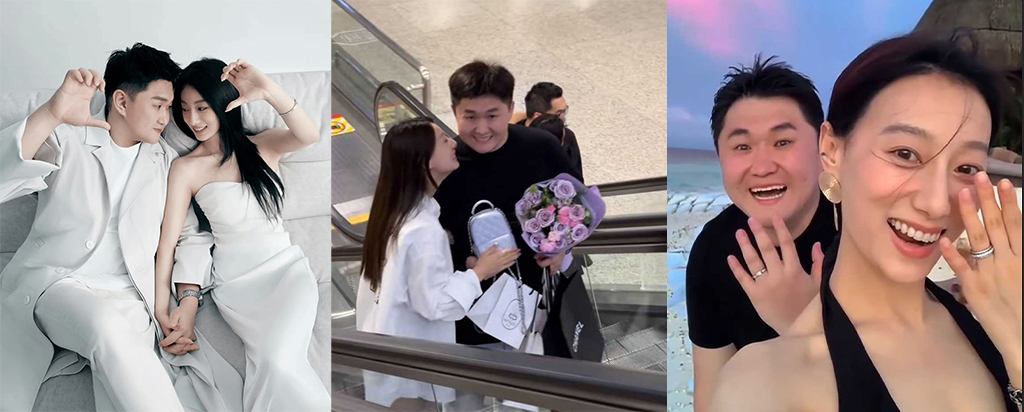 内娱模范夫妻张百乔小雪曝瓜网传小雪遭受家暴照片流传