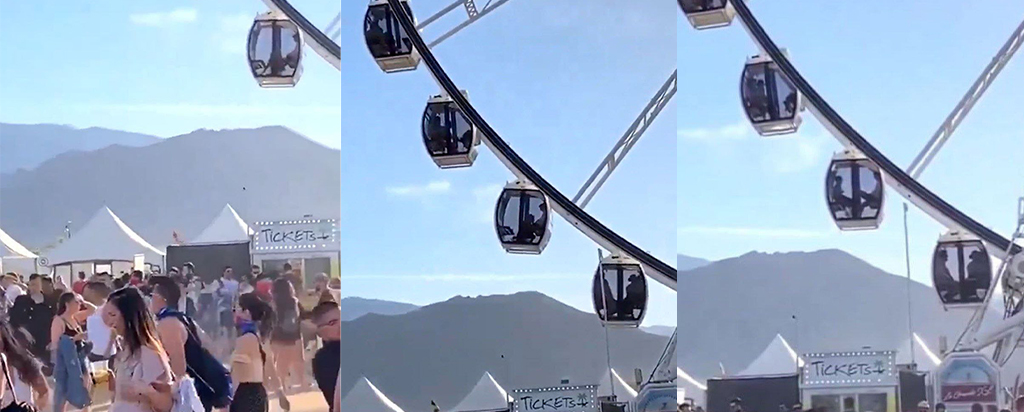 新加坡滨海湾巨型摩天轮上演高空doi饥渴情侣现场直播