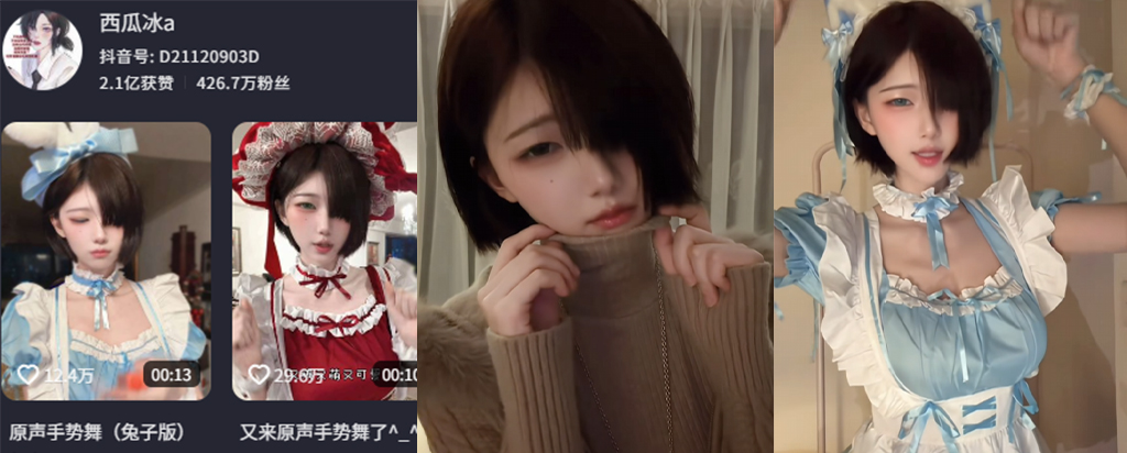 网传抖音顶级魅魔430万粉网红西瓜冰a不雅私拍视频