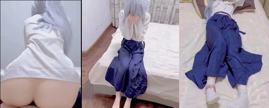 微博推特高人气二次元cos福利姬柔柔呱神里绫华定制福利外流