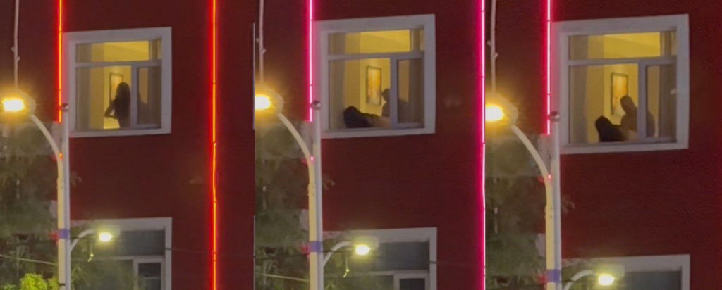 河北衡水安平汉庭酒店女销售情夫窗边doi偷情16秒视频完整版