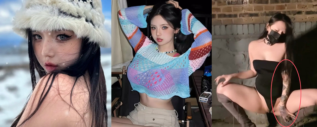 55万粉丝抖音网红Meena成美男纹身实锤下海视频