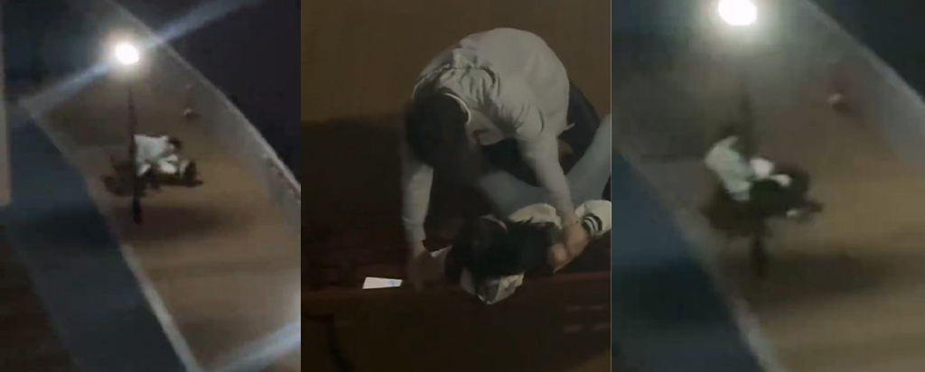 越反抗越兴奋大学生情侣再度上演长椅play女生宿舍群体吃瓜