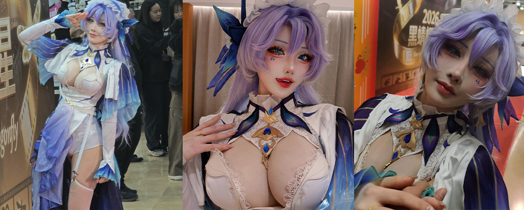 韩国知名coser女神yasal黑蜻蜓漫展坎特雷拉首秀